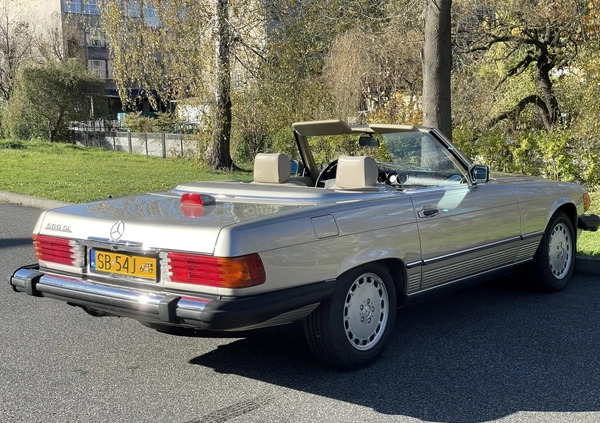 Mercedes-Benz SL cena 139000 przebieg: 90000, rok produkcji 1987 z Luboń małe 781